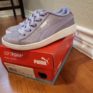 Girls 11.5 Puma Vikky Glitz Shoes